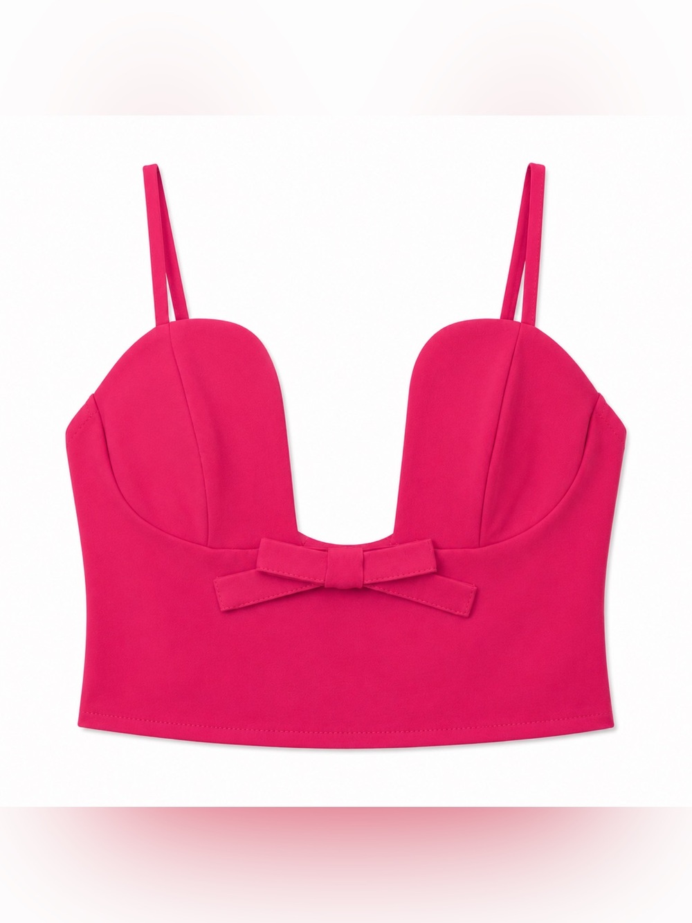 Ego Pink Bow Corset Crop Top Size 6 Going Out Party Y2K NEW‎